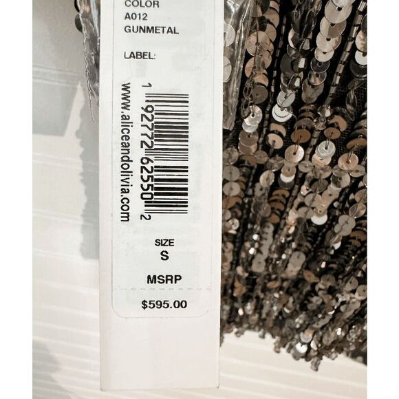 Alice + Olivia Chi Sequined Fringe Top - Picture 12 of 15